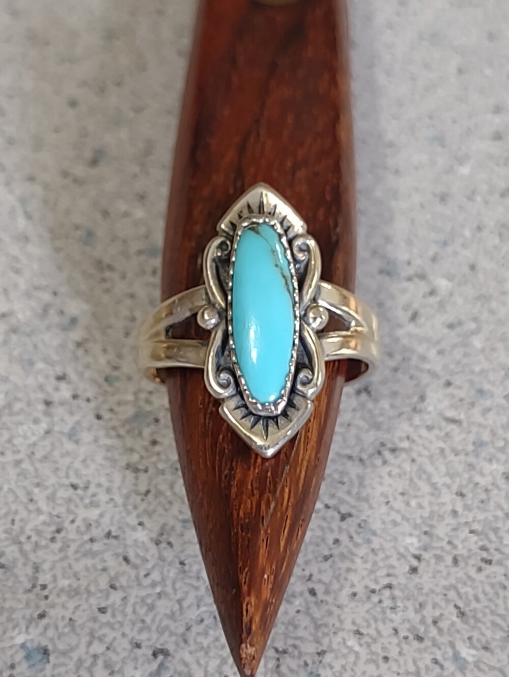 Sterling Turquoise Ring(6)